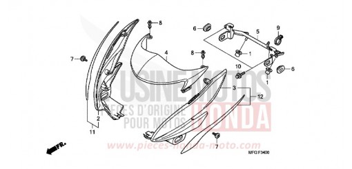 COWL (1) CB600FAA de 2010